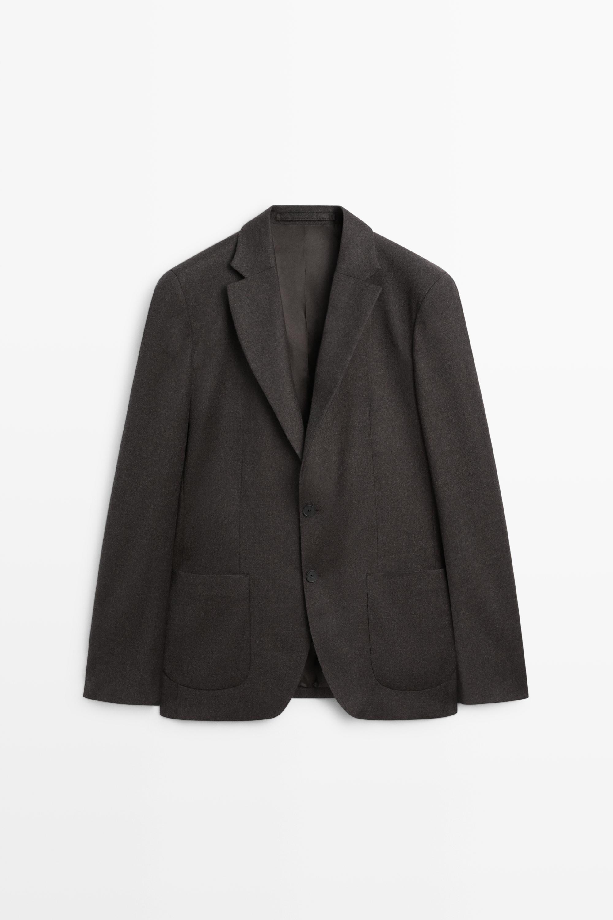 100% wool suit blazer